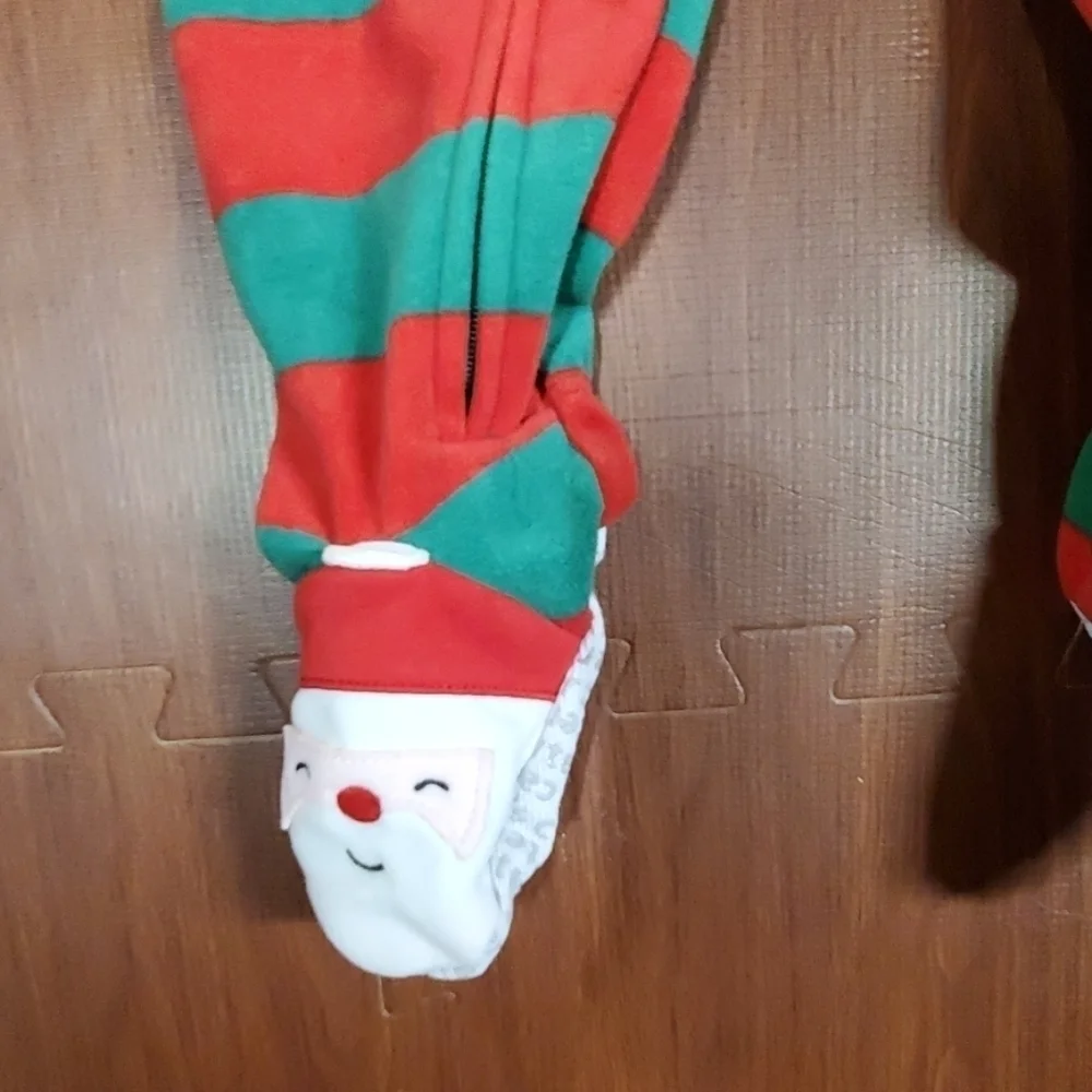 NWT Carter's Red & Green Christmas Fleece Pajamas